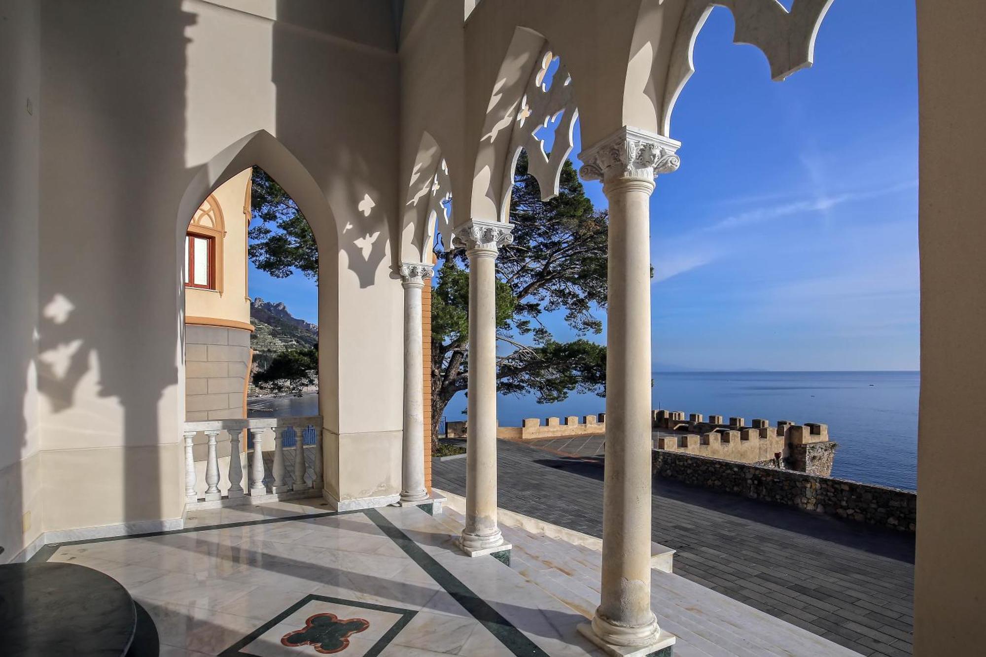 Ferienwohnung Starhost - Castle Mezzacapo Minori Exterior foto